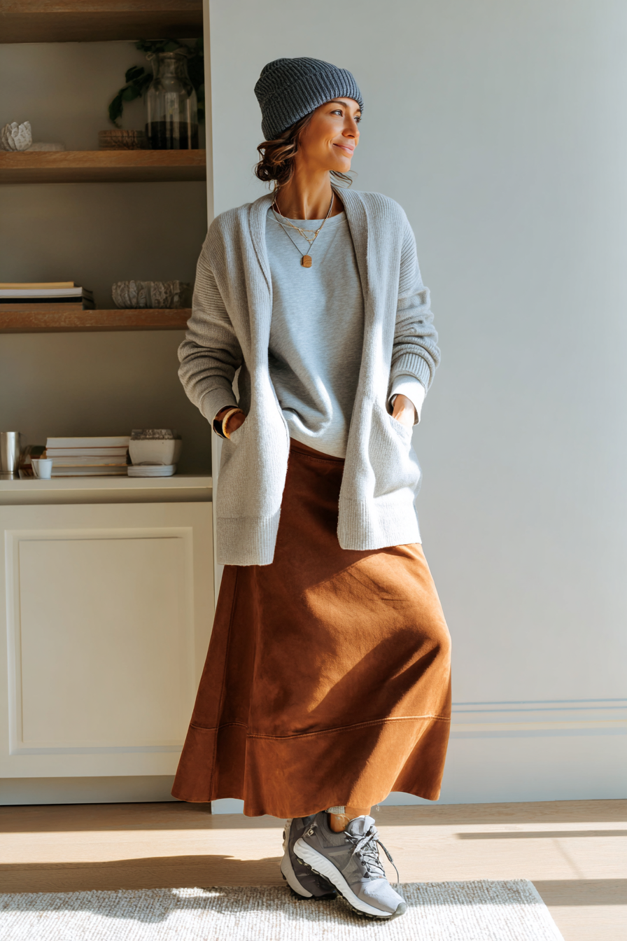 Denim Skirt Outfit 984466