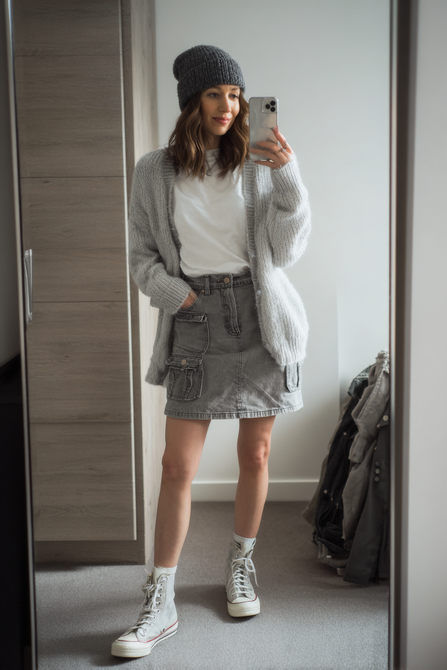 Denim Skirt Outfit 1047052