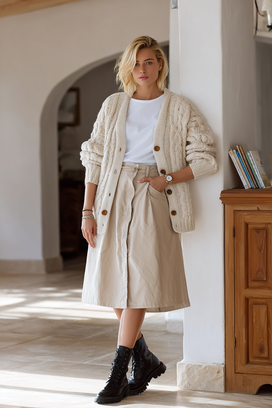 Denim Skirt Outfit 1060504