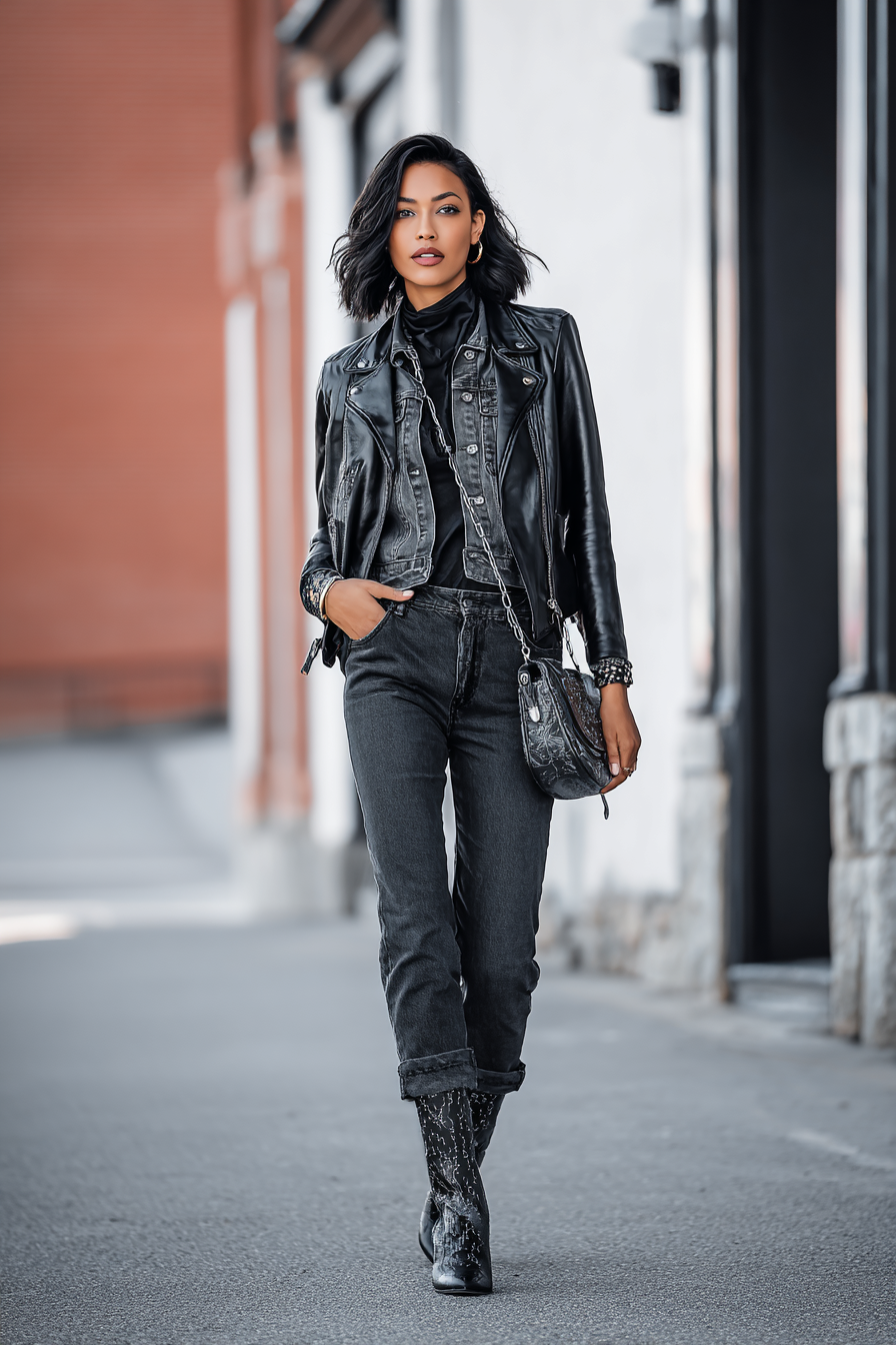 Leather Jacket Outfit 1052818