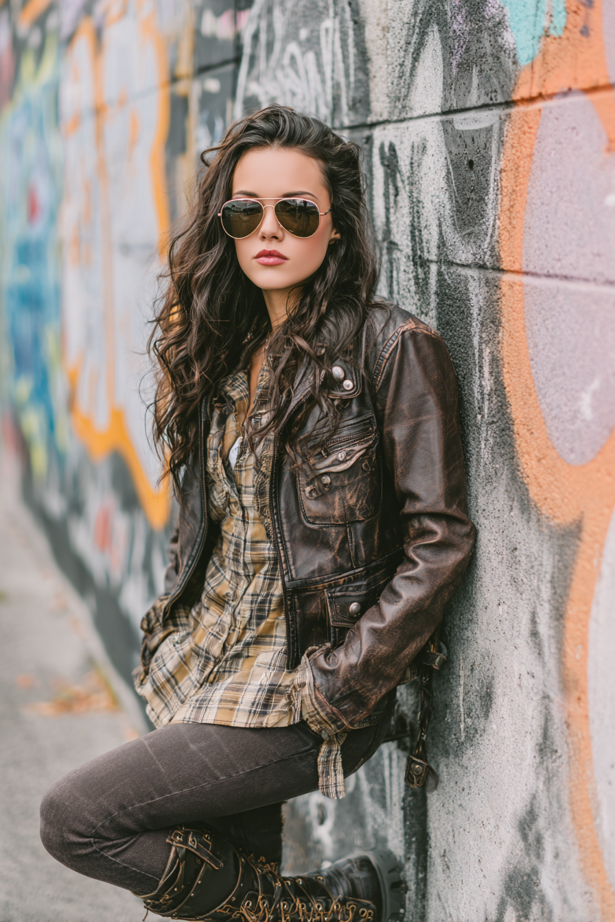 Leather Jacket Outfit 1402680