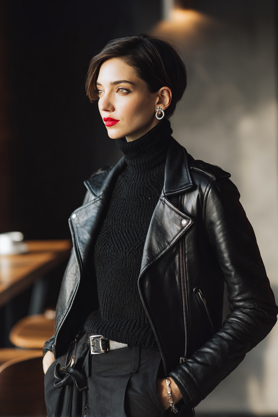 Leather Jacket Outfit 946736