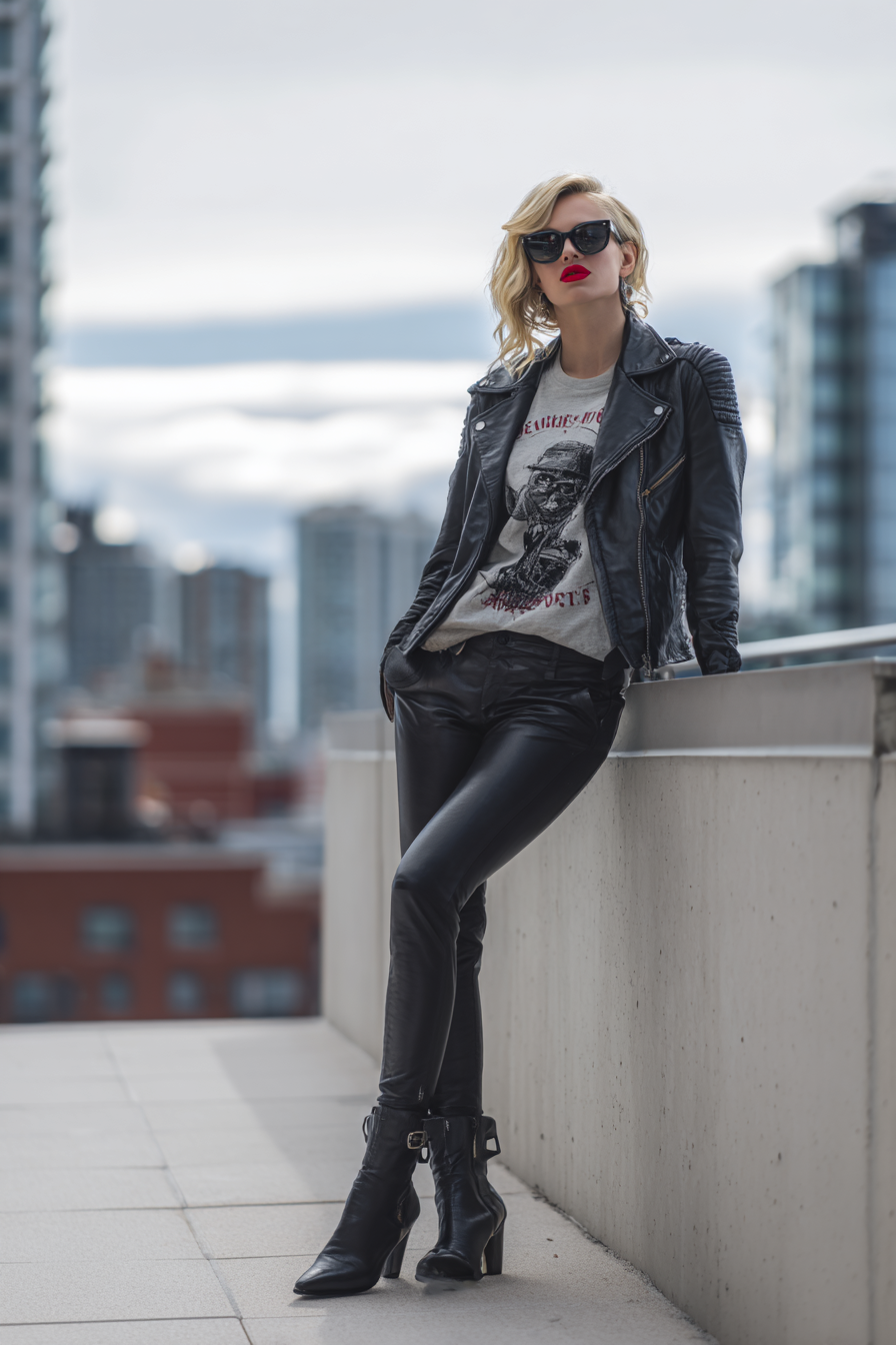 Leather Jacket Outfit 914958