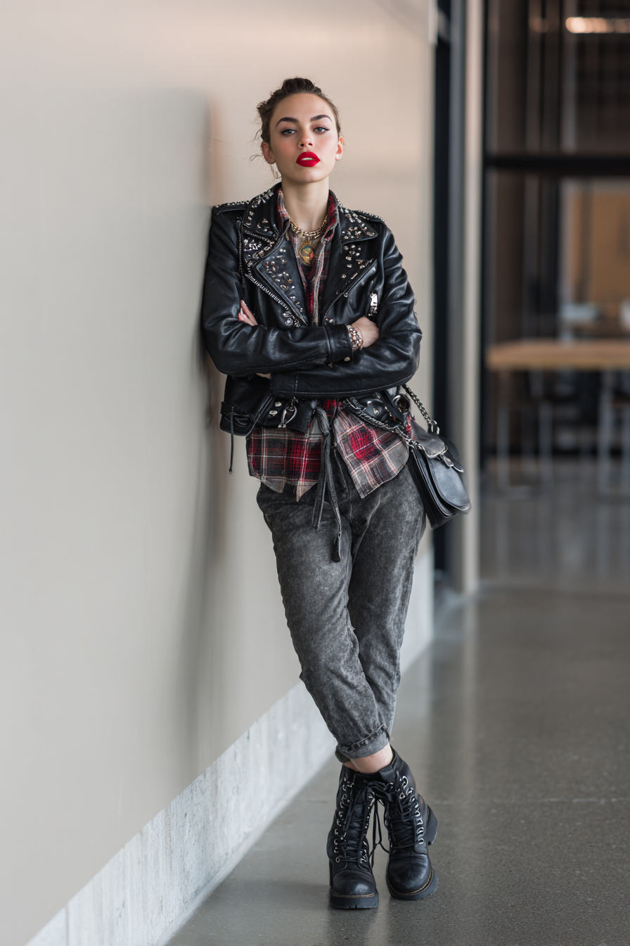 Leather Jacket Outfit 1018668