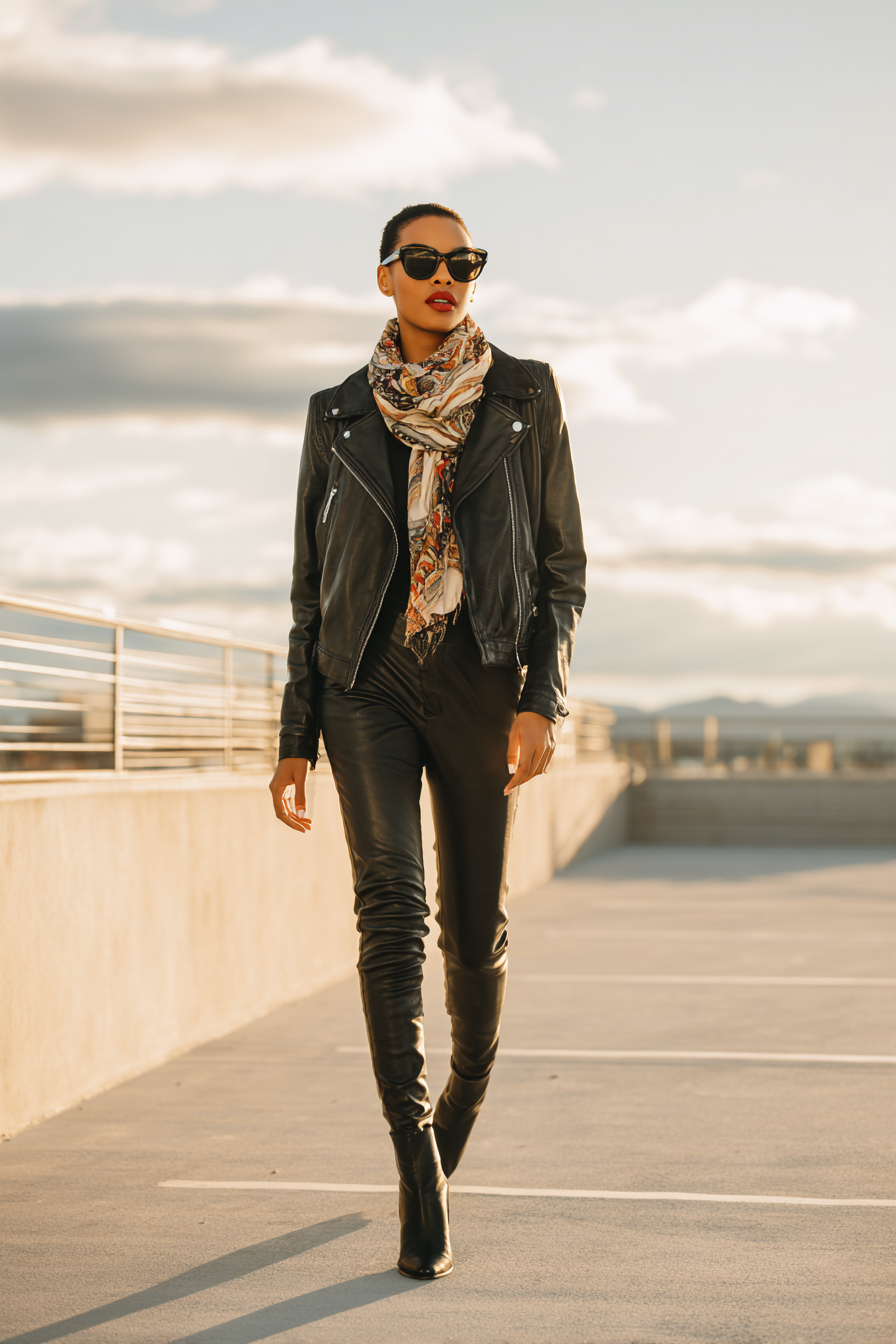 Leather Jacket Outfit 1002026