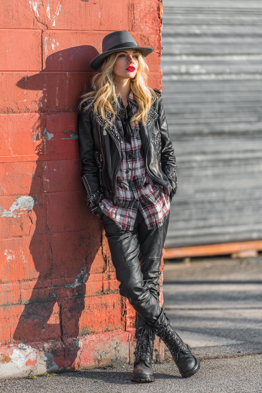 Leather Jacket Outfit 1542178