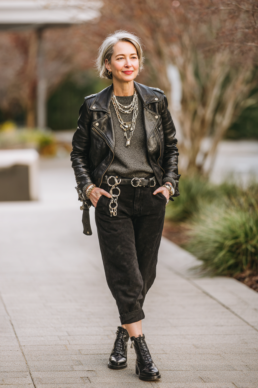 Leather Jacket Outfit 1150966