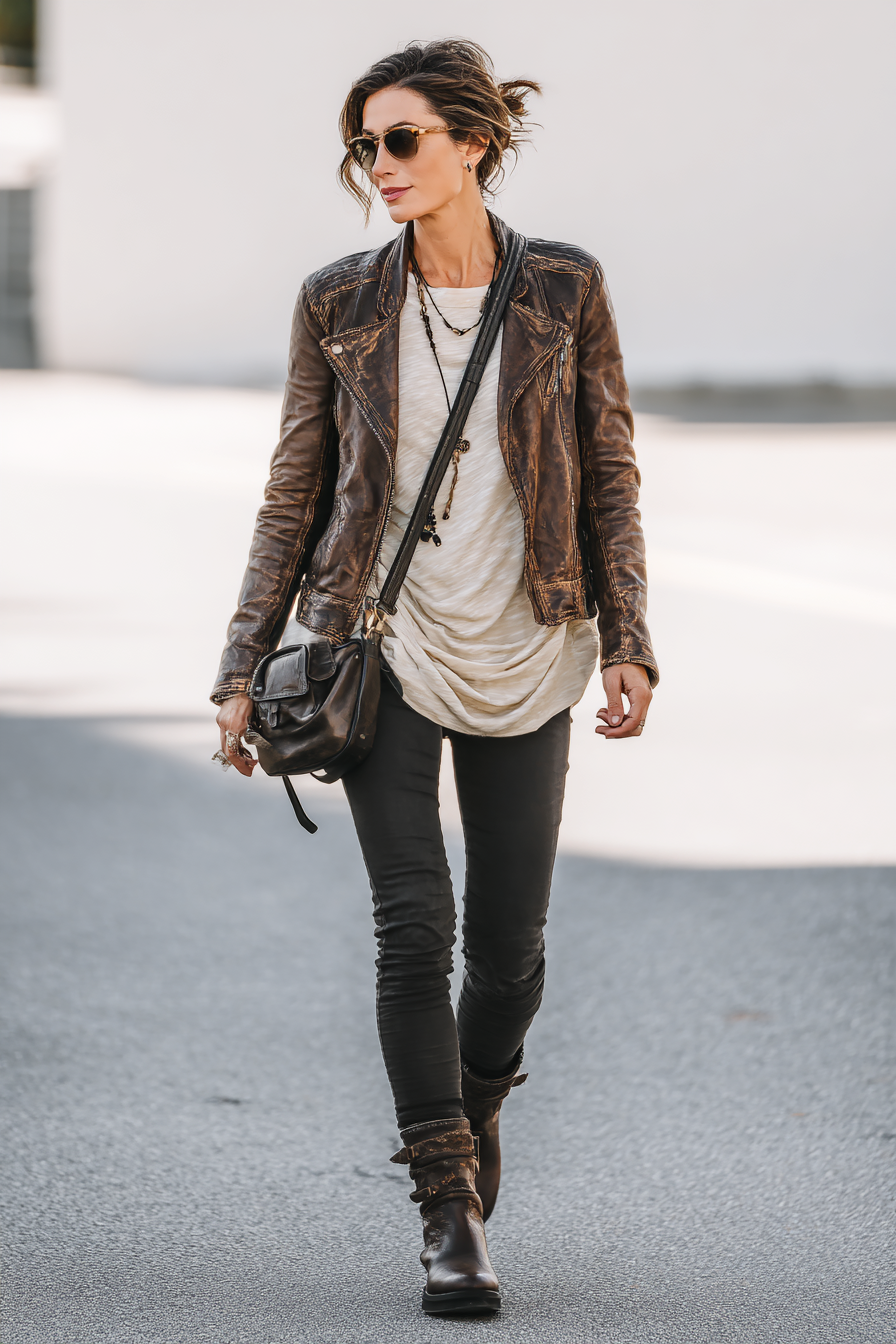 Leather Jacket Outfit 1128778